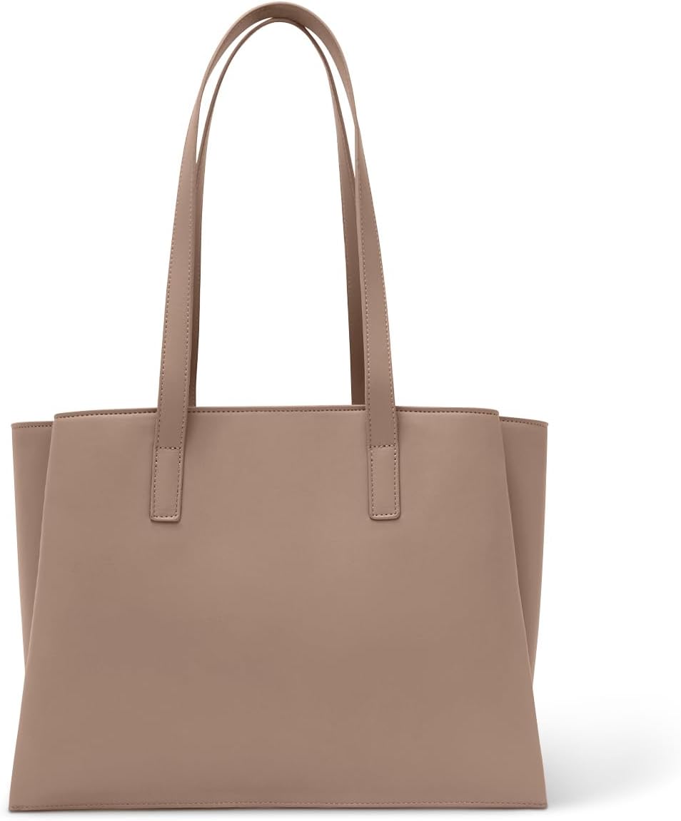 Stylish Work Tote Bags for Women - Large PU Leather Laptop Bag