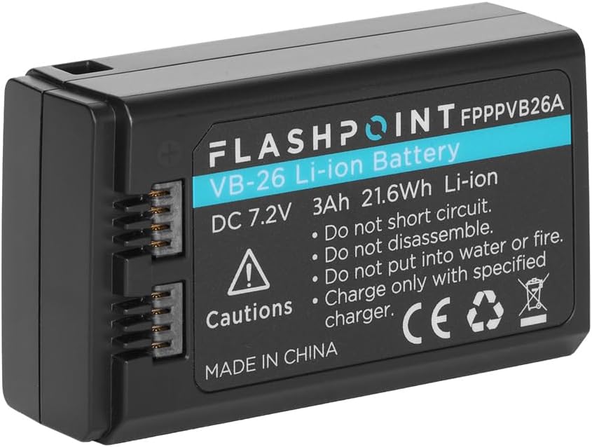 Flashpoint VB-26 Li-ion Battery for Zoom Li-ion X & III Flashes