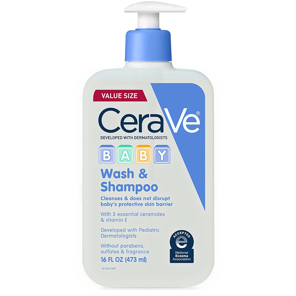 CeraVe Baby Wash & Shampoo - Gentle 2-in-1 Cleanse