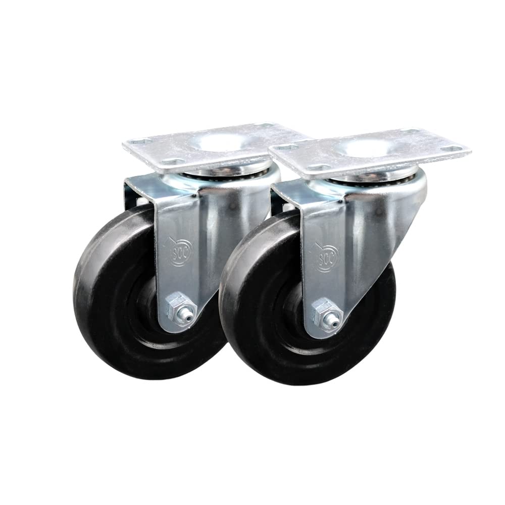 Rubbermaid Tilt Truck Replacement Caster Set for 3/4 Inch Trucks