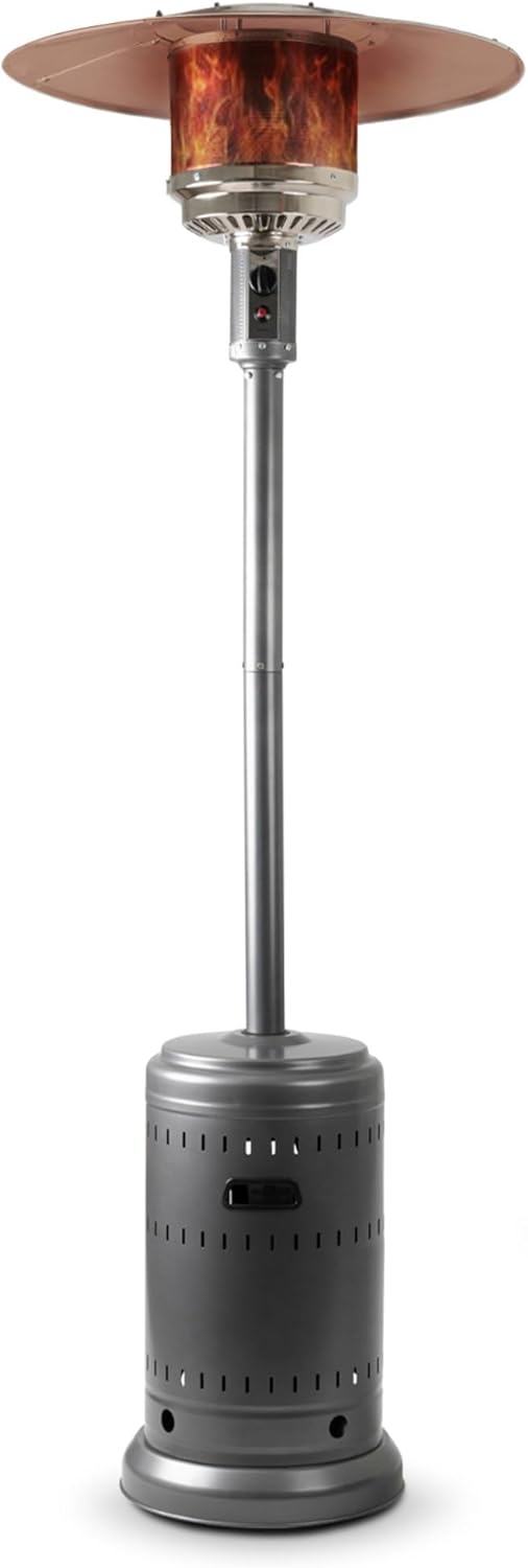 Basics Propane Patio Heater | 46,000 BTU | Slate Gray