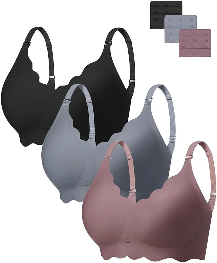 Seamless Bras for Women: Soft Jelly Push Up Wireless Comfort
