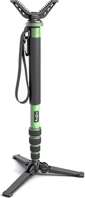 HUNTPAL Hunting Monopod Shooting Stick - Tiltable, Rotatable 21-65in