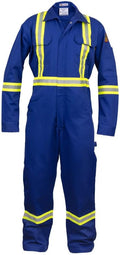 Flame Resistant FR High Visibility Hi Vis Coverall - Safety Tested