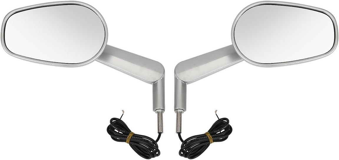 SLMOTO Rear View Mirrors with LED Turn Signals for Harley VRSCF