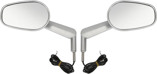 SLMOTO Rear View Mirrors with LED Turn Signals for Harley VRSCF