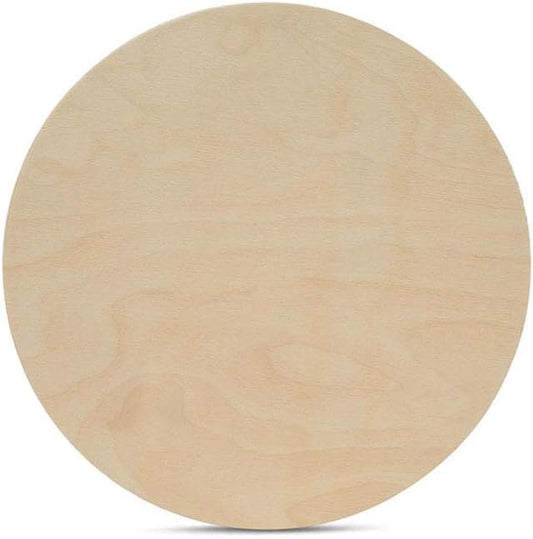 Wood Plywood Circle Plaques 9 inch by Woodpeckers for Crafts
