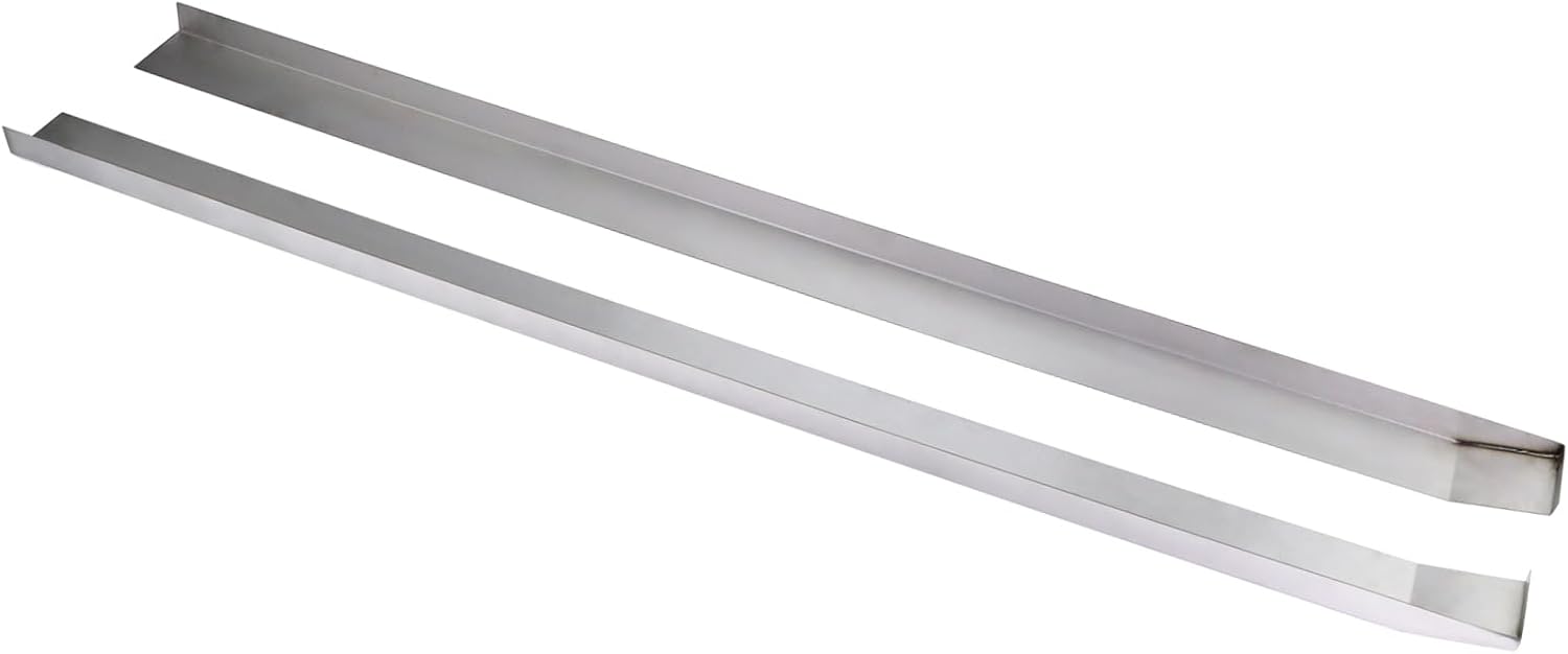 Upgraded Stainless Steel RV Slide Out Ski Set for Floor Protection