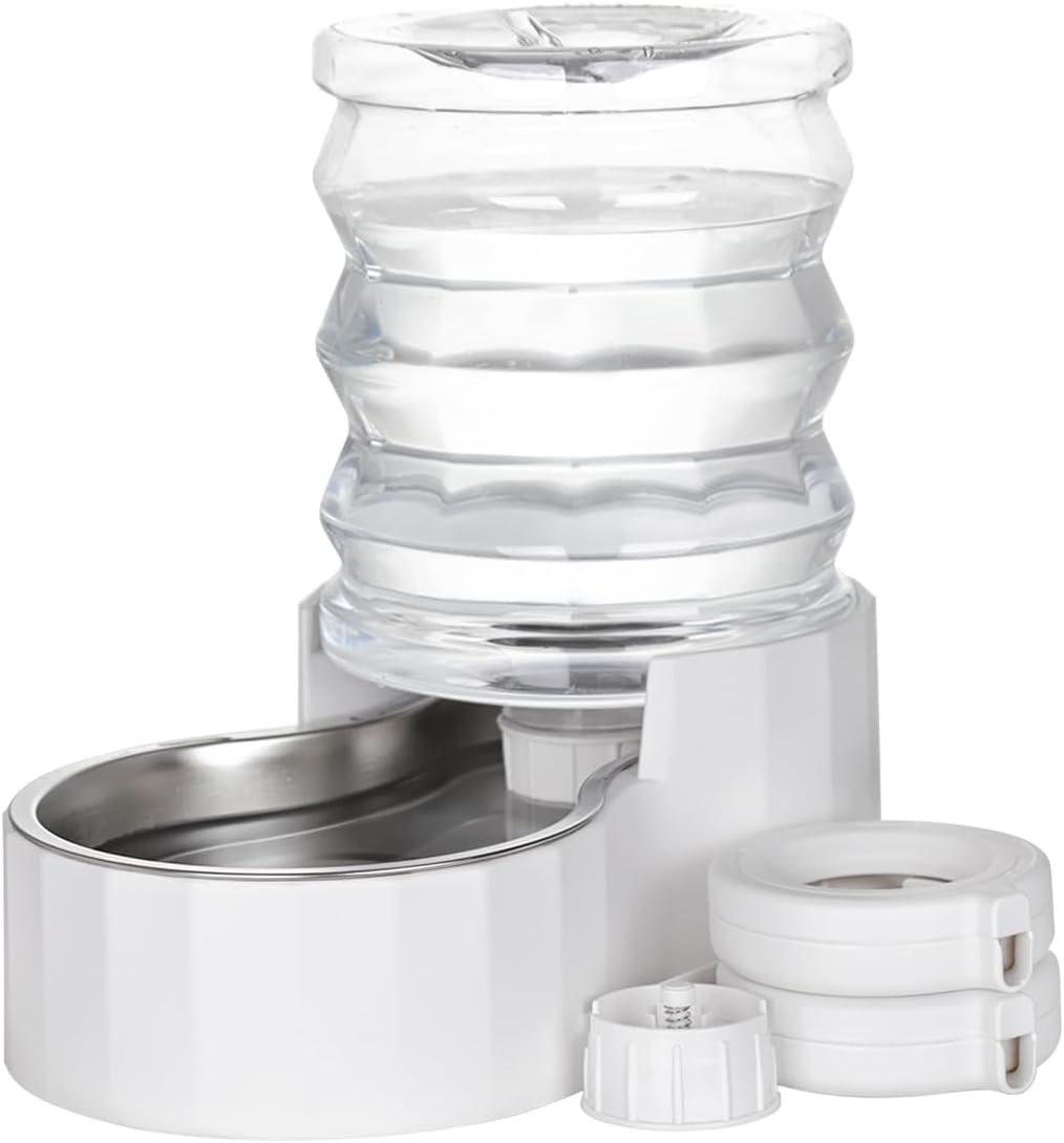 RIZZARI Automatic Dog Water Bowl: 5L Gravity Feeder for Pets