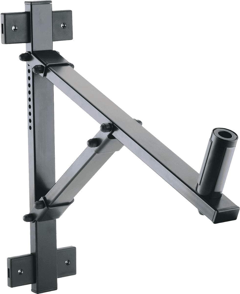 K&M Wall Mount Speaker Bracket with 11 Tilt Positions for Easy Install