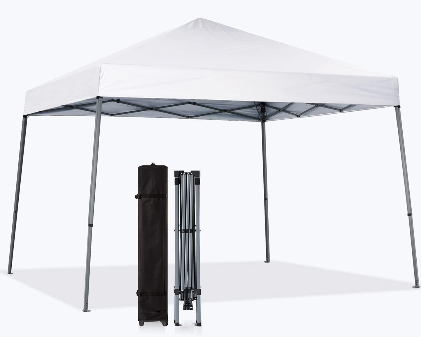 MasterCanopy 10x10 White Pop Up Canopy: Portable Shade