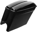 TCMT 5ft Vivid Black Extended Stretched Saddlebags - Sleek Fit