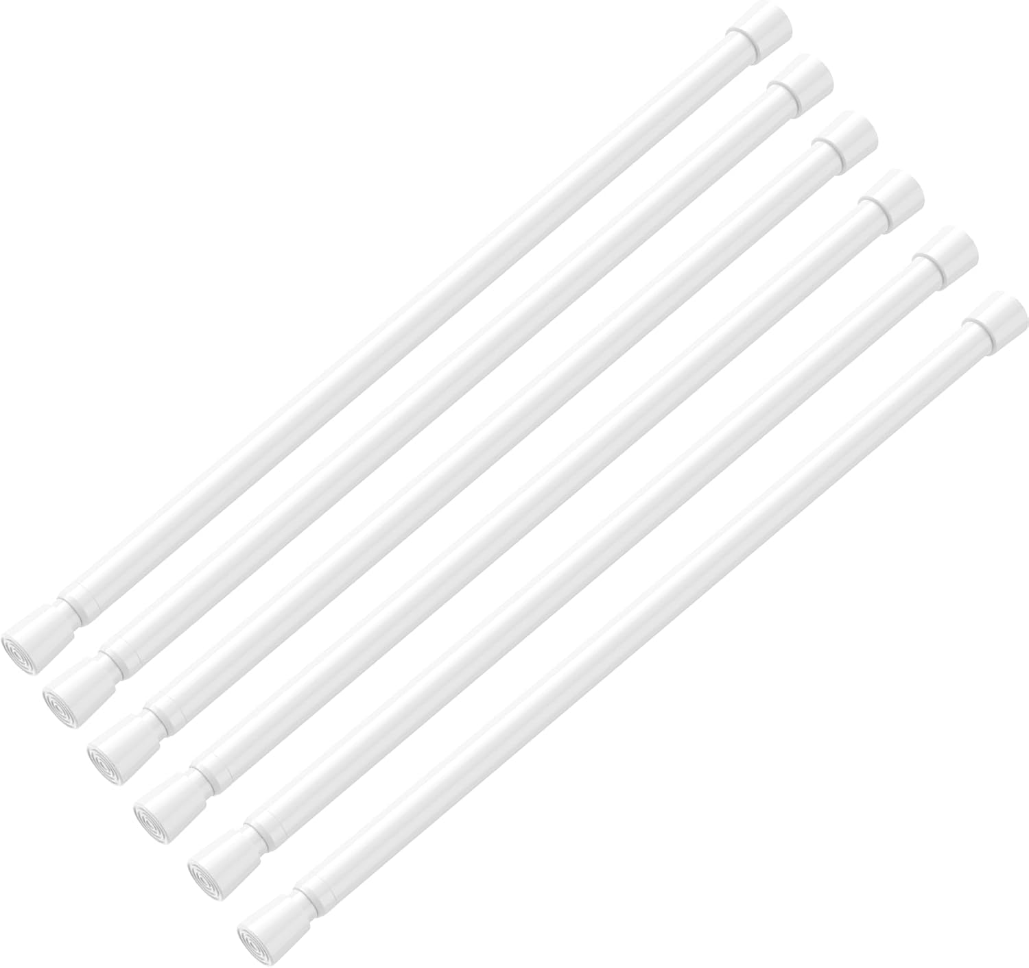 Adjustable Tension Curtain Rods for Easy No-Drill Installation