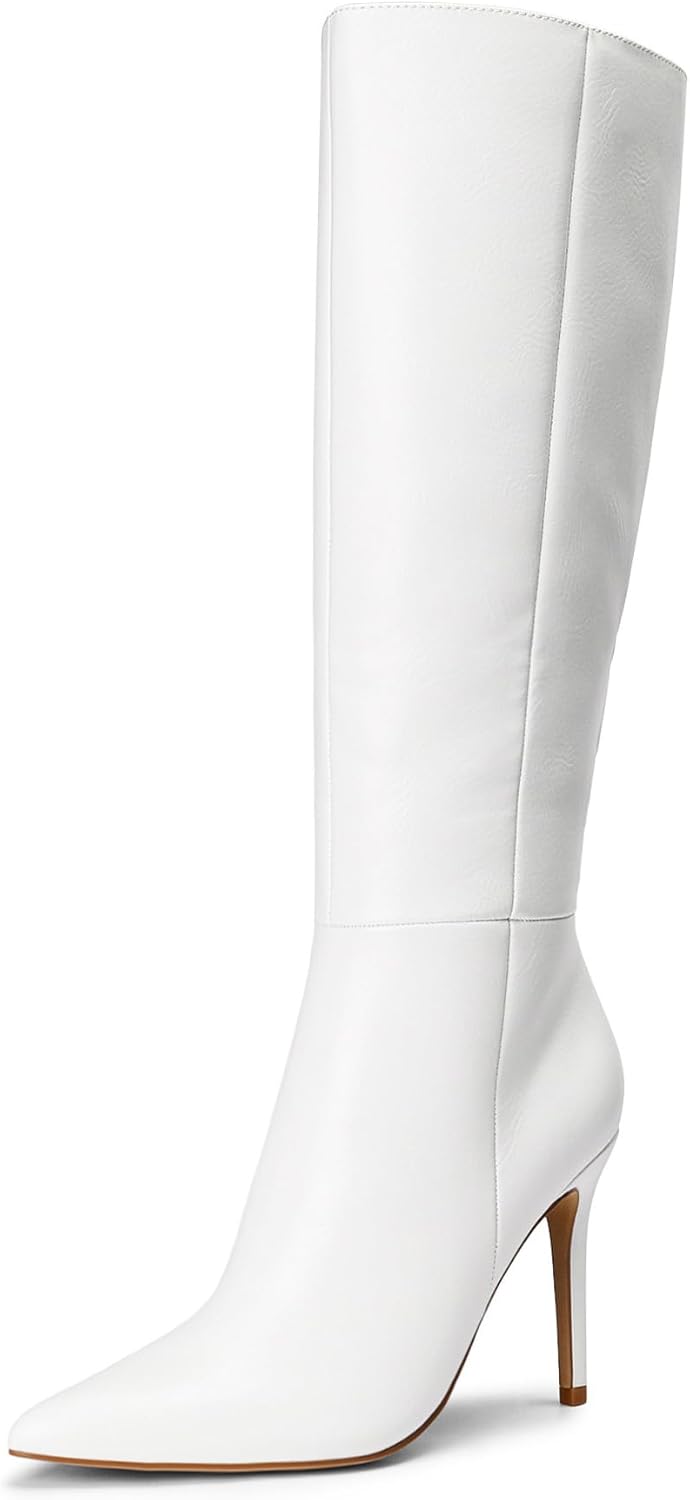 DREAM PAIRS Knee High Boots for Women with Stiletto Heels