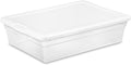 Sterilite 40 Pack Storage Box 28 Quart Stackable Tote - Clear, Secure