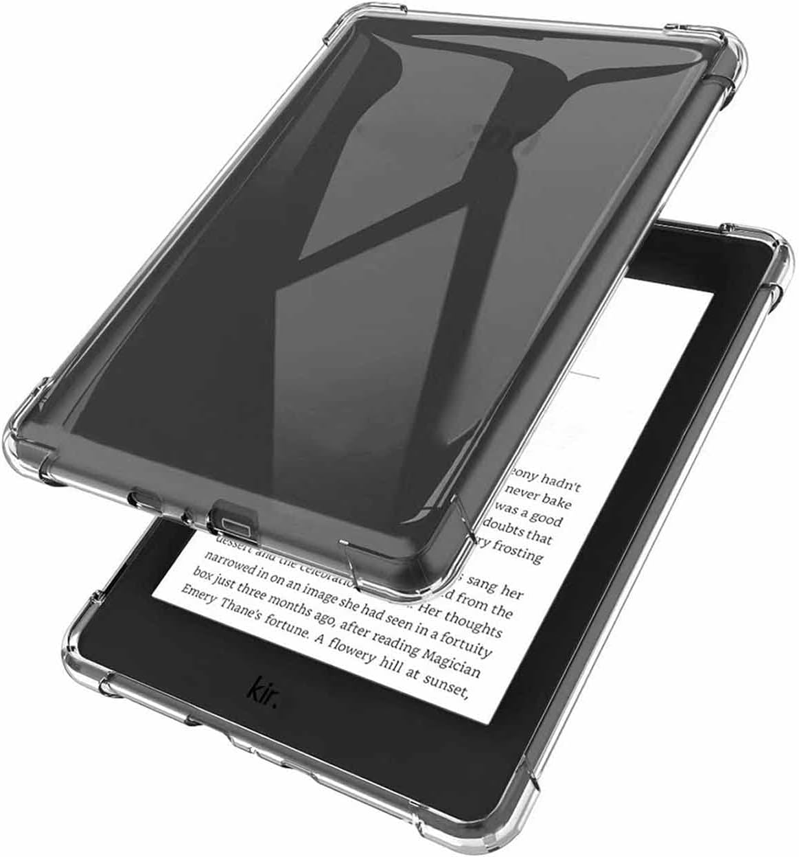 Clear TPU Back Case for Kindle Fire HD 10 Tablet - Slim & Lightweight