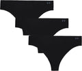Under Armour Women's Pure Stretch No Show Thong 3-Pack (Style YKFC)
