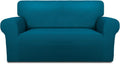PureFit Super Stretch Sofa Slipcover Loveseat Peacock Blue - Form Fit