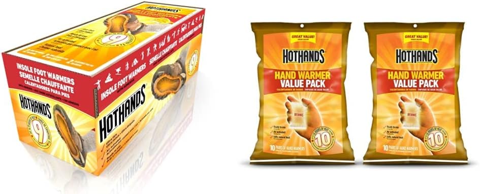 HotHands Insole Foot Warmers - Long Lasting Odorless Heat