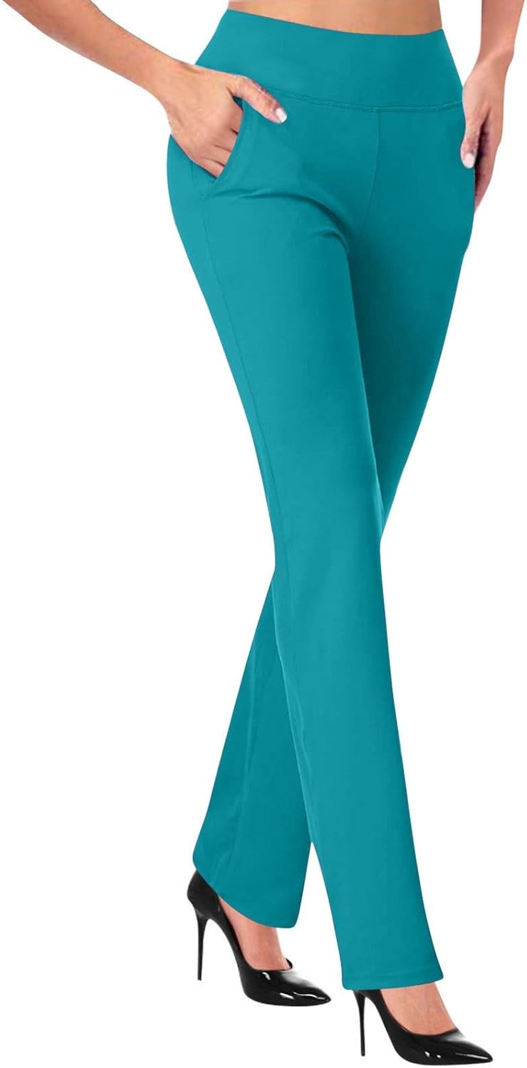 High Waist Stretch Dress Pants: Soft & Comfy Business Wear
