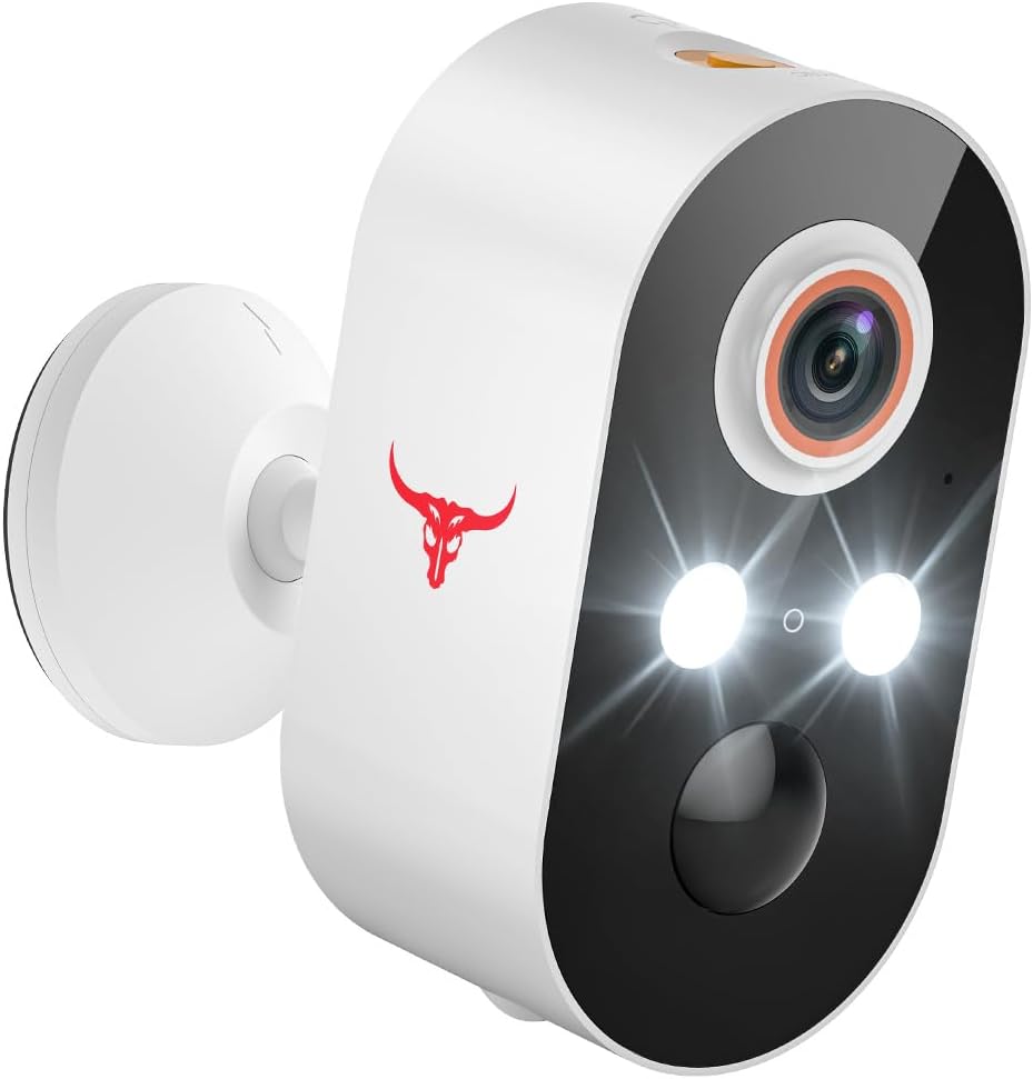 Wifi Security Cam: 1080P, 2-Way Talk, Night Vision, Motion Detection