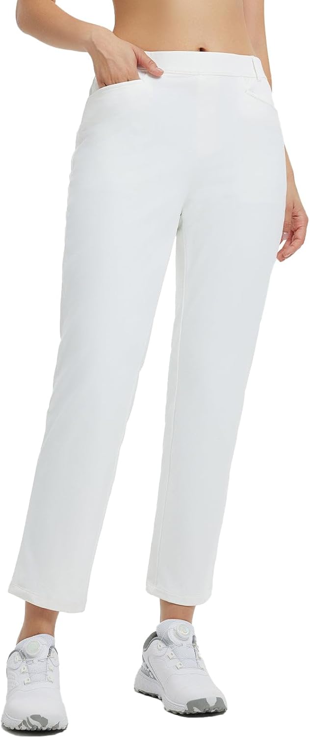 Baleaf Women's Golf Pants: Fleece Lined for Winter Comfort