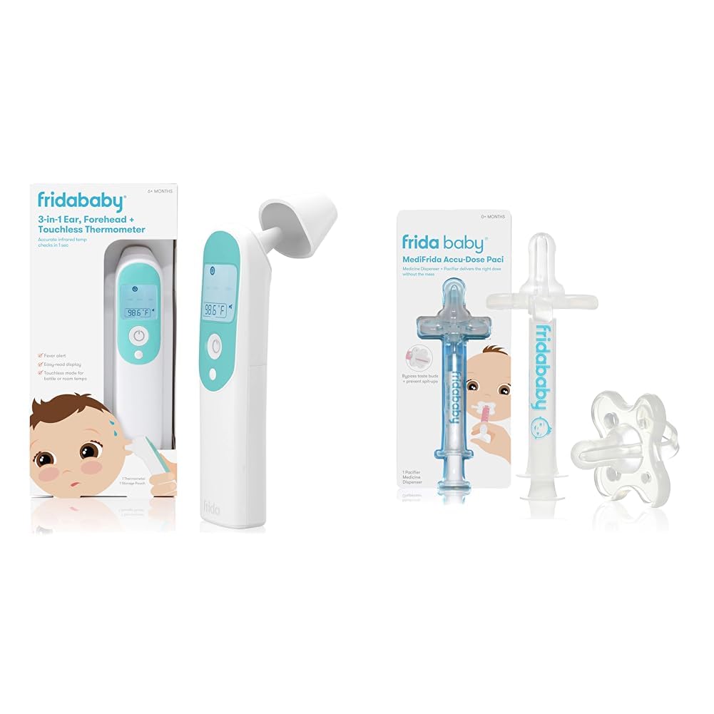 Frida Baby Thermometer 3-in-1 Infrared for Ear and Forehead
