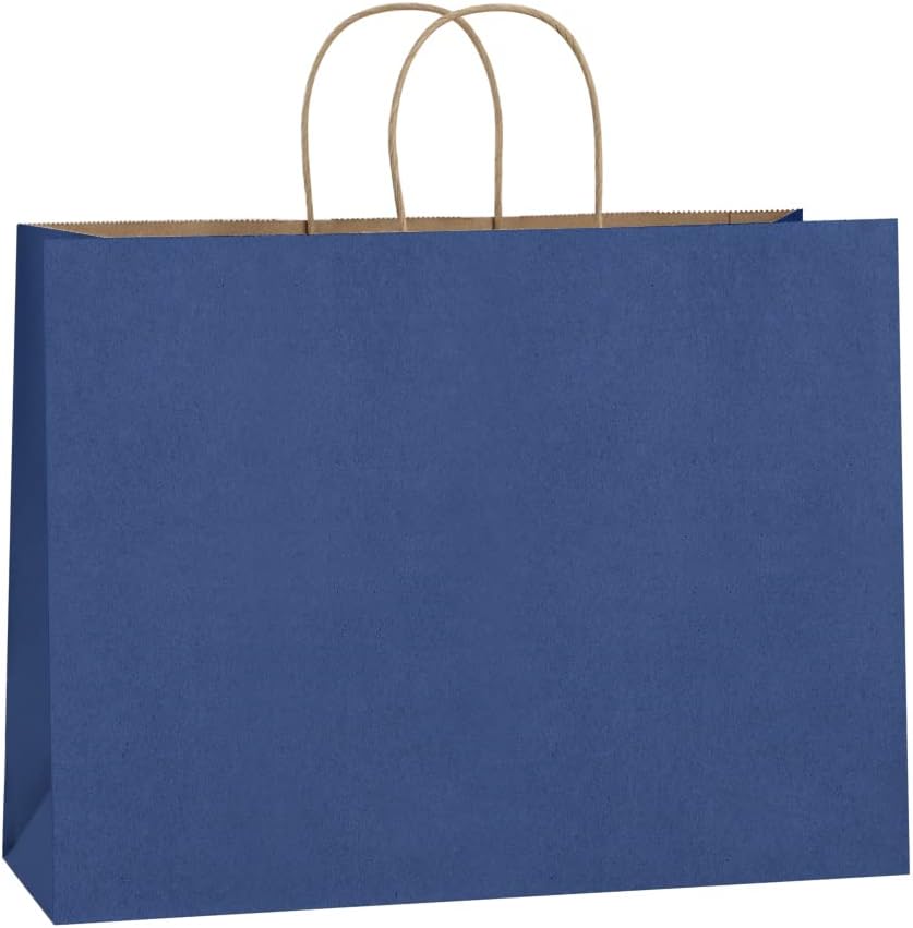 BagDream 16x6x12 Inches Kraft Paper Bags for Gifts and Shopping