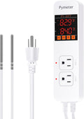 Digital Temperature Controller Dual Probe Reptile Thermostat - Dual