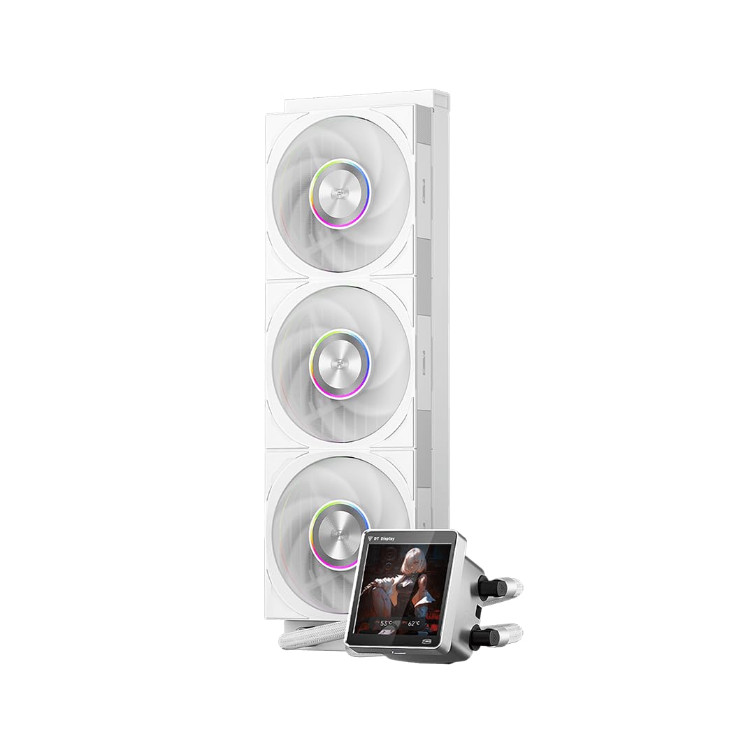 PCCOOLER CPU Cooler AIO Liquid Freezer with 3.4-inch Display