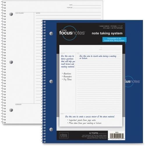 2-PACK Tops FocusNotes Notebook - Improve Focus!