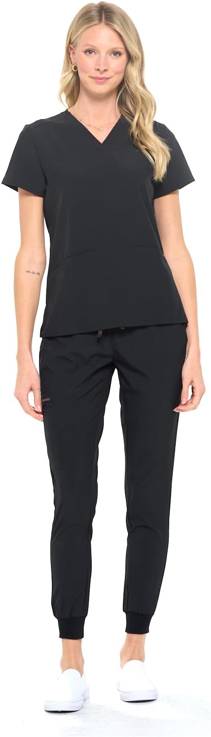Dagacci Medical Uniform Scrub Set for Unisex with 8 Pockets