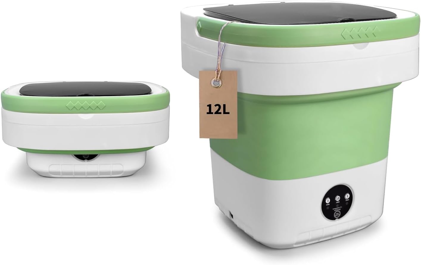 Compact OOBILA Portable Washer: 3 Cleaning Modes!