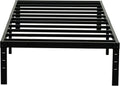 Twin Size Bed Frame 18 in Tall Metal Platform - Heavy Duty Support