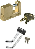 Master Lock Trailer Coupler & Receiver Lock Bundle - Secure Towing