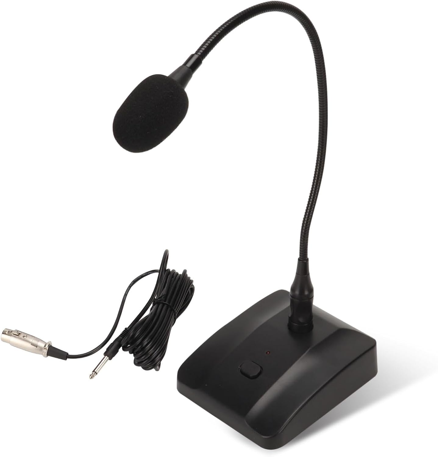 Cyrank Gooseneck Condenser Microphone for Clear Sound Quality