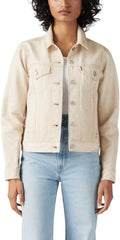 Levi's Women's Original Trucker Jacket - Classic Cropped Denim Shoes