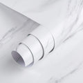 White and Grey Marble Contact Paper 31.5in x 315in - Peel & Stick