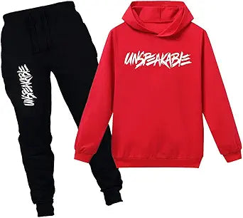 amropi Boy's Tracksuit Pullover Hoodie Jogging Pants Set Review