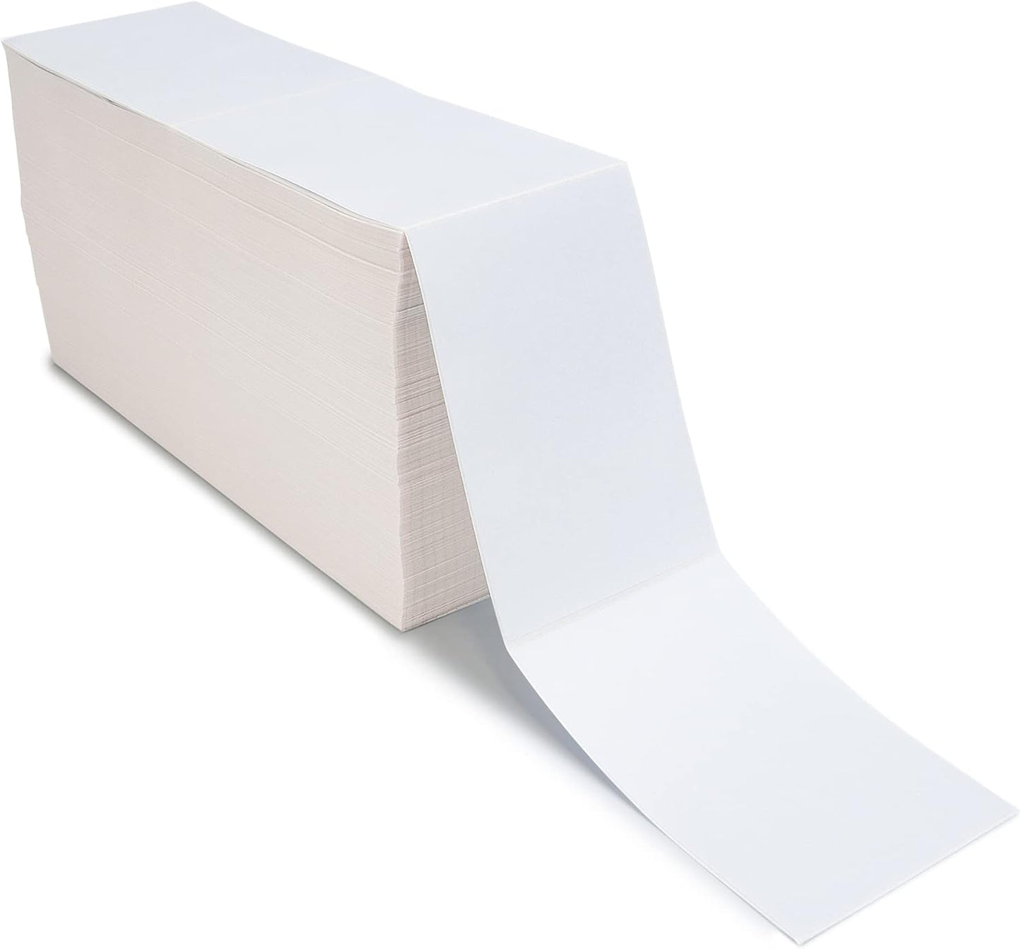 L LIKED 2500 Fanfold 4 x 6 Direct Thermal Labels for Printers