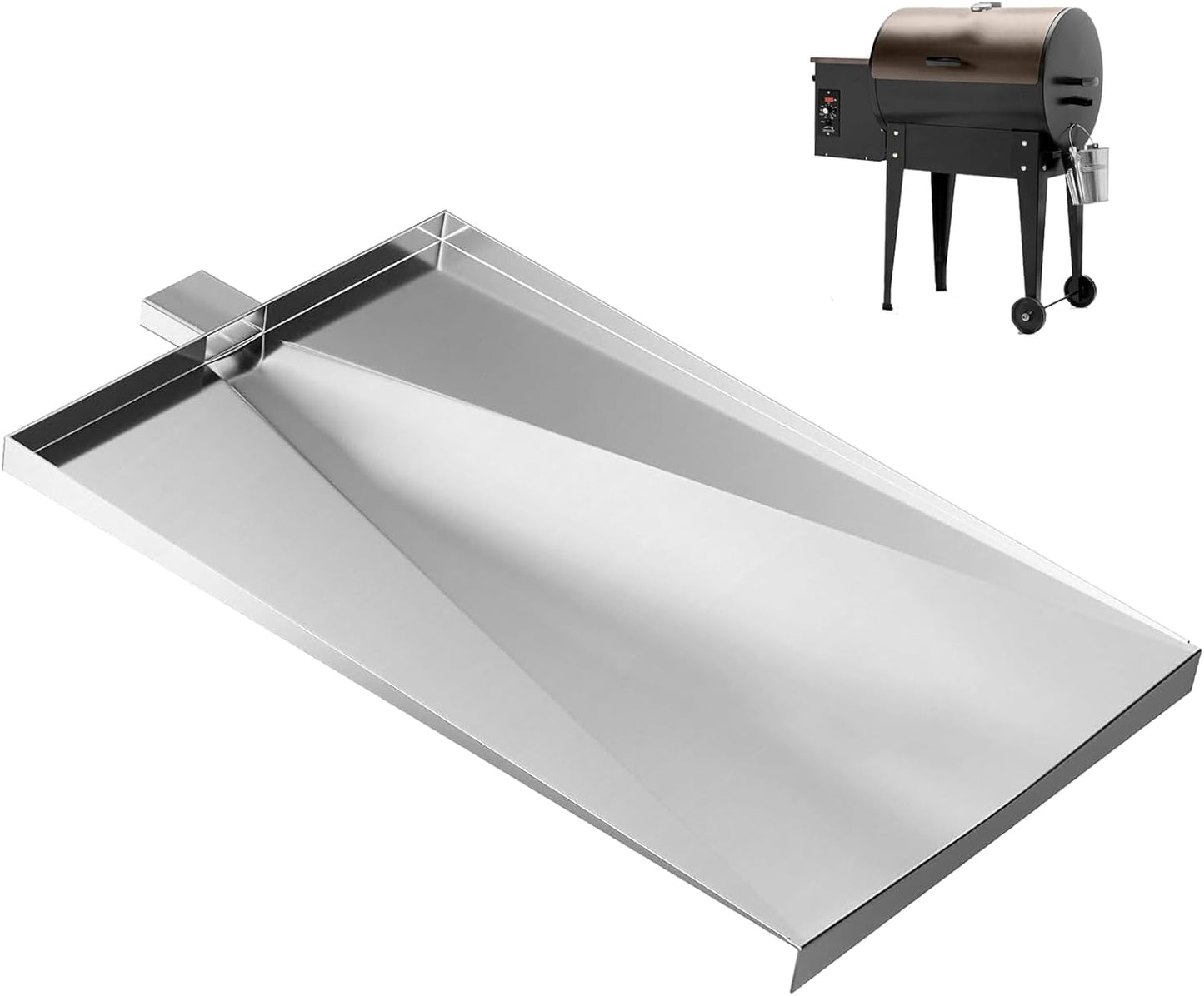 SUB025 Drip Tray for Traeger Tailgater 20 Grill - Durable Steel