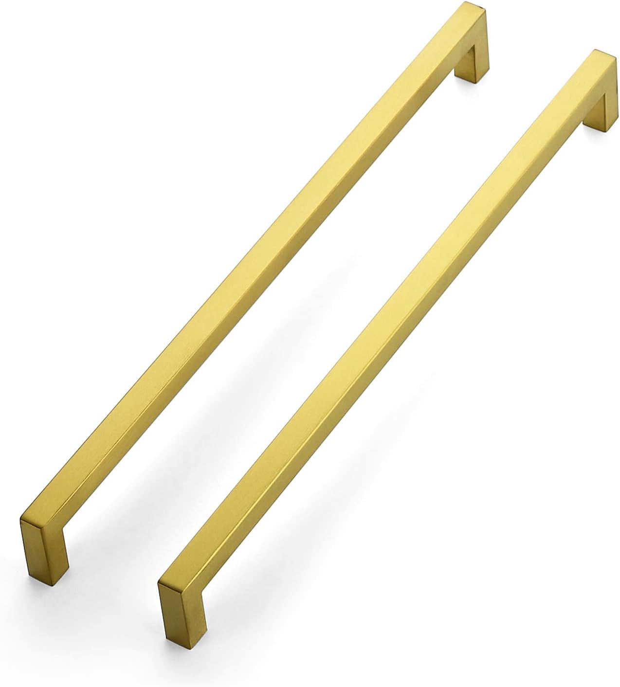 Gold Cabinet Pulls 12 Pack for Kitchen and Closet Use