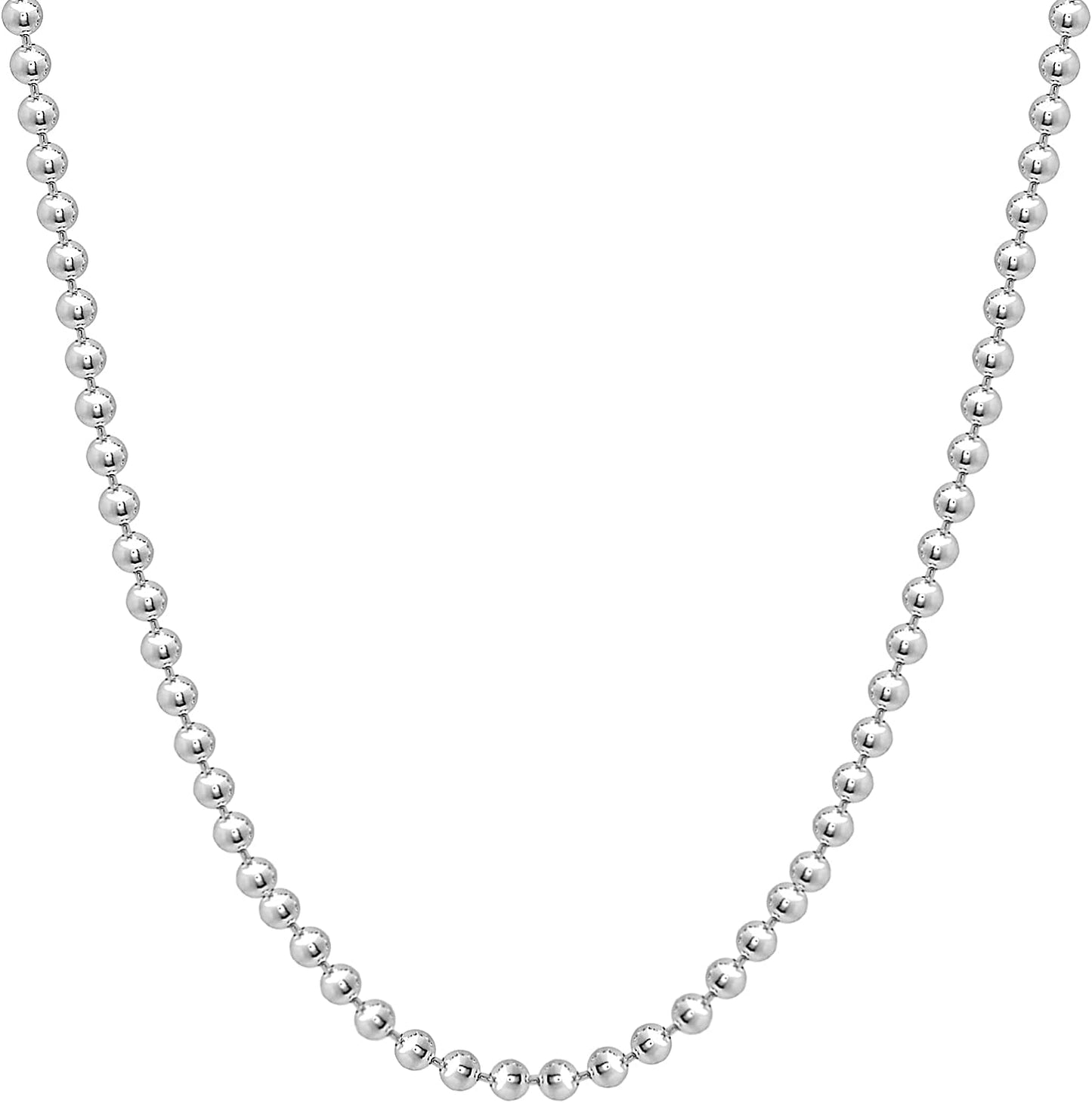 Savlano 925 Sterling Silver Dog Tag Chain Necklace for All