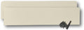 Eagle 1 Rain Gutter Valley Splash Guards - Oversized Straight, Cream
