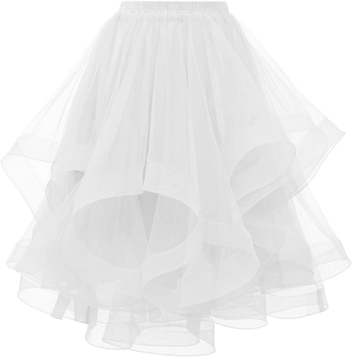 DRESSTELLS Tulle Skirts for Women - Fluffy Midi Party Skirt