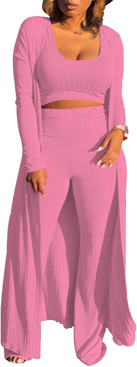 HANMAX Women's Tracksuit: Stylish 3 Piece Winter Outfit Set