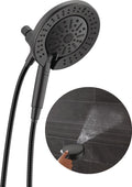 Delta In2ition 2-in-1 Dual Shower Head Matte Black - High Pressure