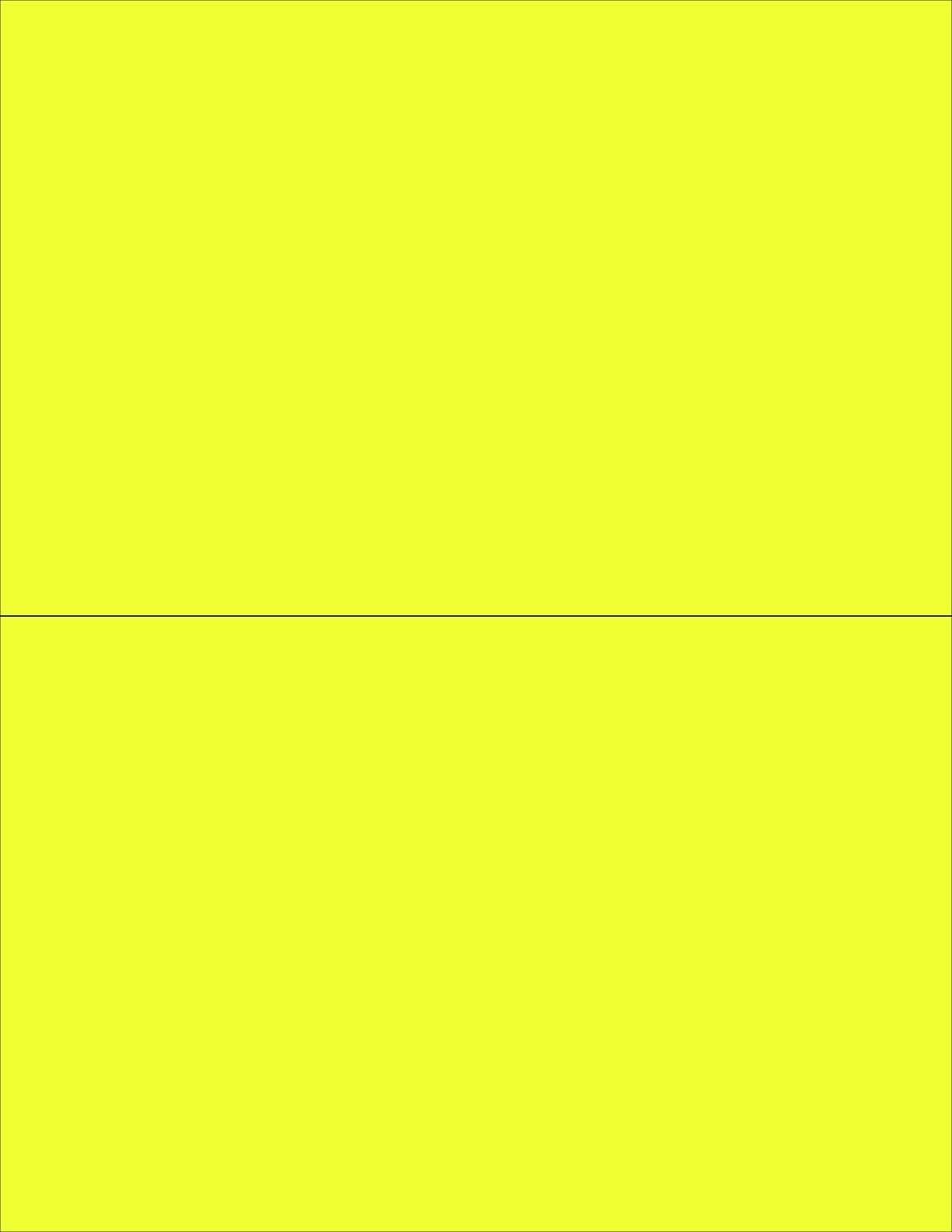 Neon Color High Light Fluorescent Labels for Laser & Inkjet
