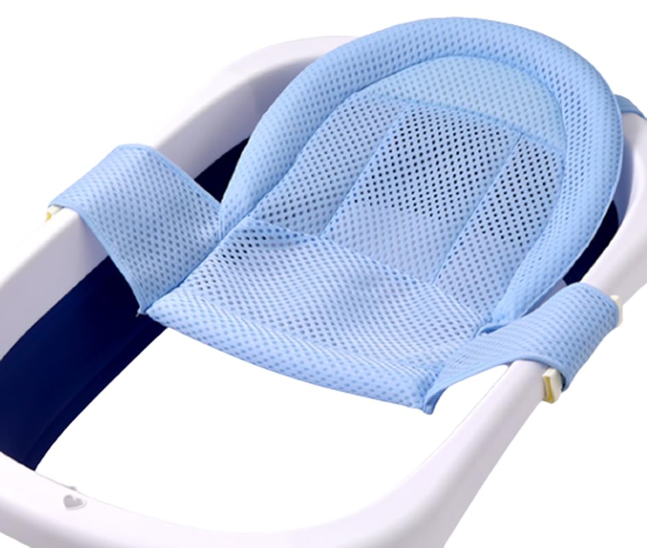 Quick-Dry Baby Bath Support Sling for Toddler 0-3