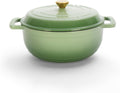 Enameled Cast Iron Dutch Oven 5 Quart - Oven Safe to 500F